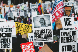 On the ground with thousands of anti-ICE protestors