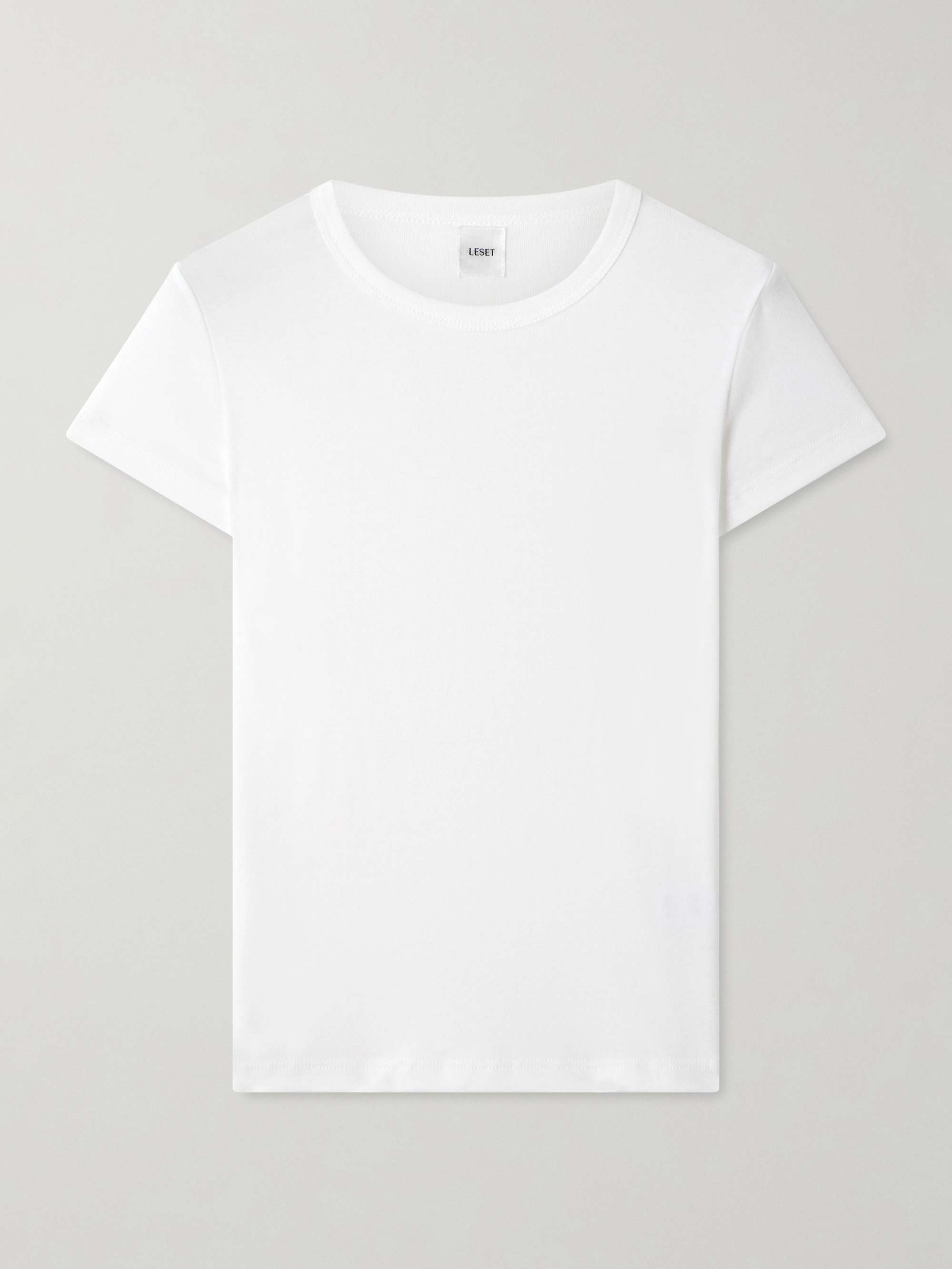Nando Ribbed Cotton-Jersey T-Shirt