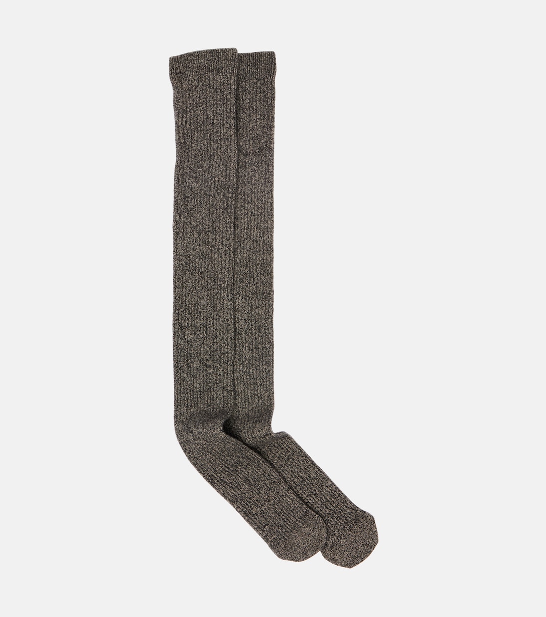 Cashmere and Wool-Blend Tights in Black - Max Mara