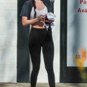 Spotted in Los Angeles: The Trainer Colour Trend That Makes Leggings Look Fresh