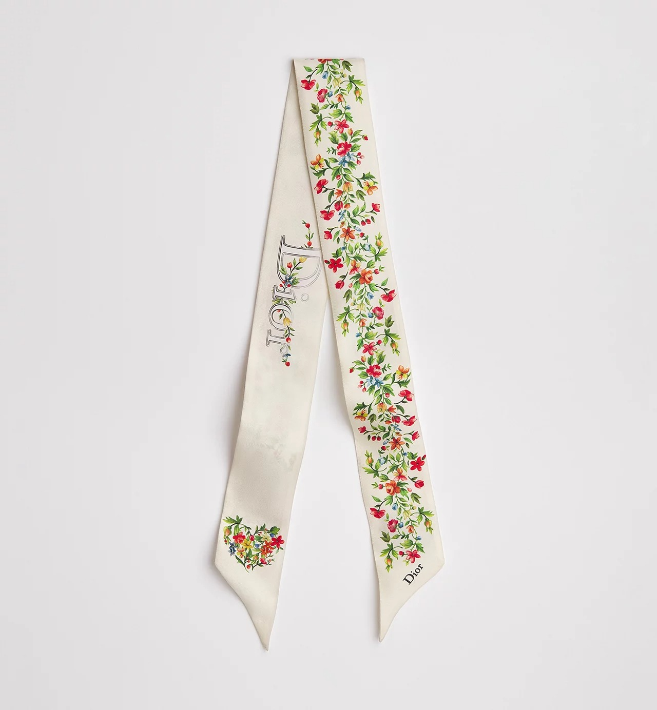 dior, Dioramour Floral Heart Mitzah Scarf