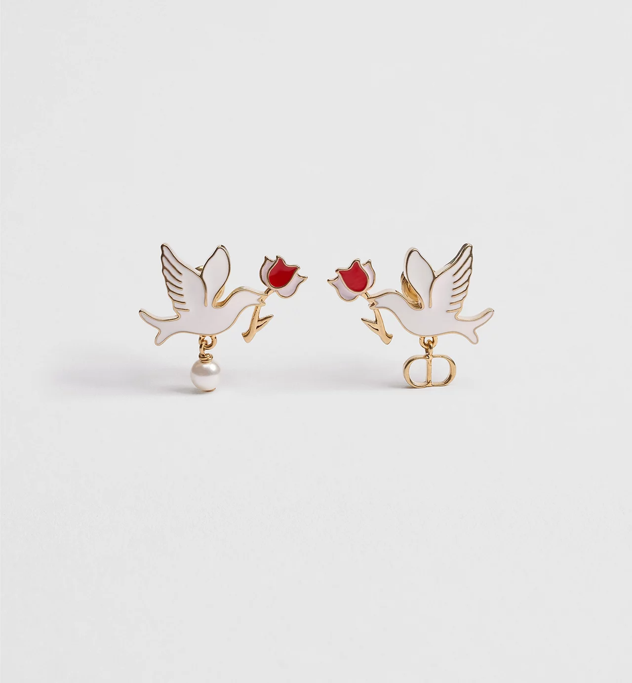 dior, Dioramour Doves &amp;amp; Roses Earrings