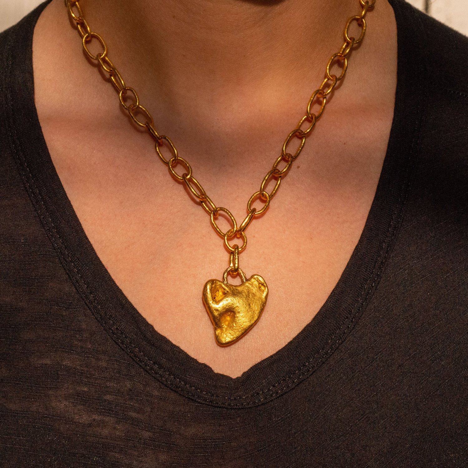 Stone Cold Nugget Necklace &amp;mdash; Lisa Eisner Jewelry