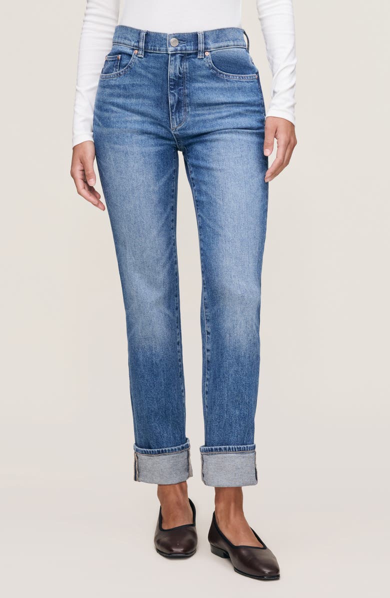 Patti High Waist Straight Leg Jeans
