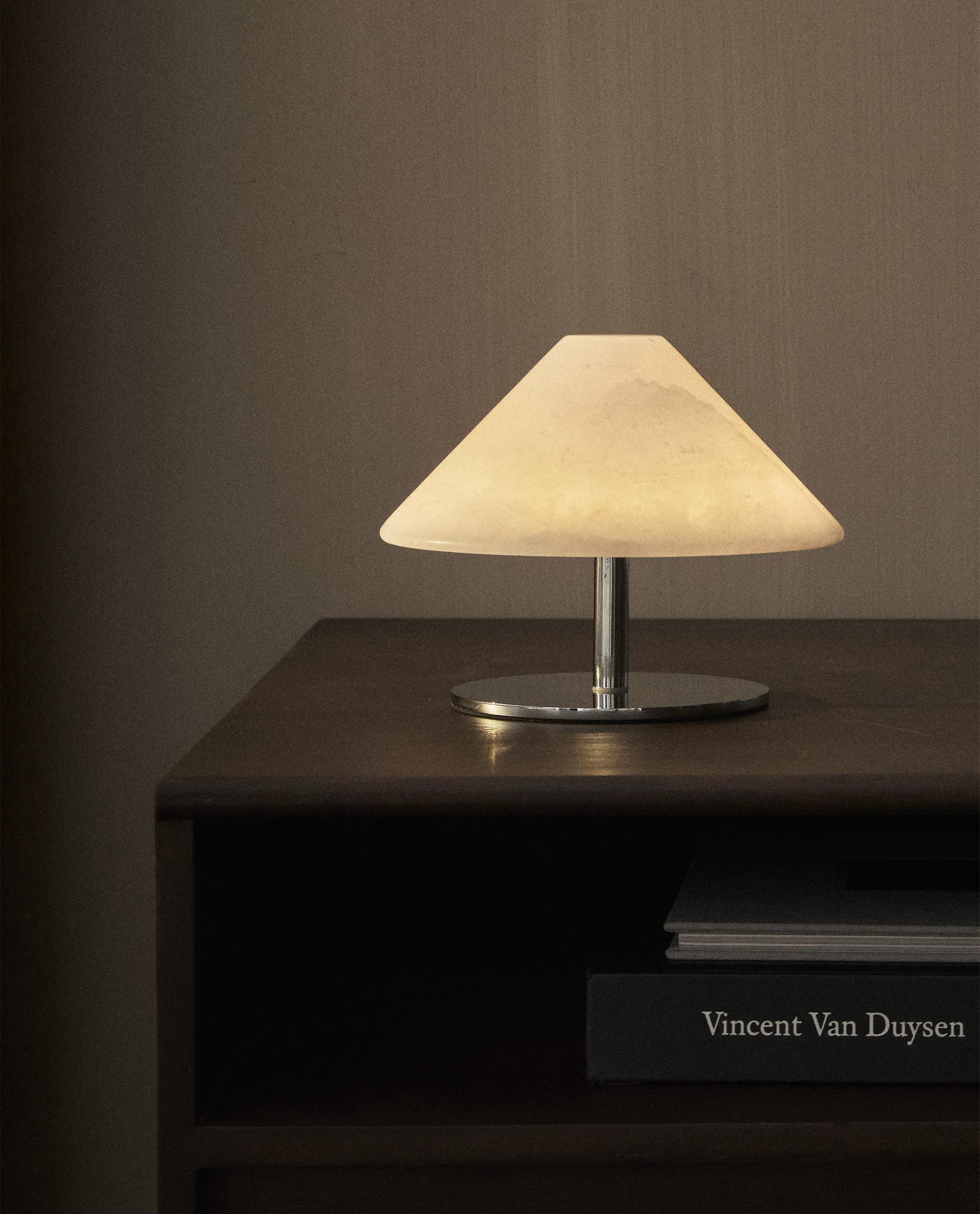 Cordless Alabaster Table Lamp