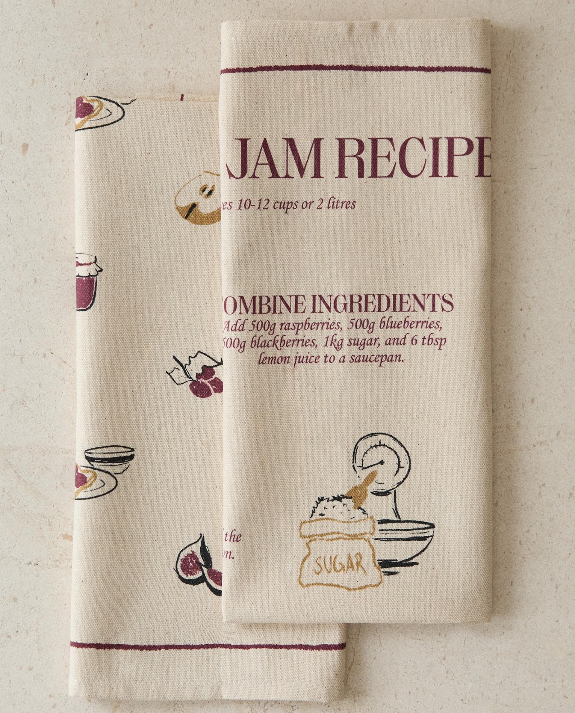 Pack of Jam Kitchen Towels (pack of 2)