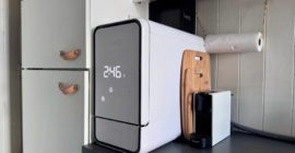 The Loch Capsule dishwasher is small, fast, and efficient — it even sanitizes gadgets