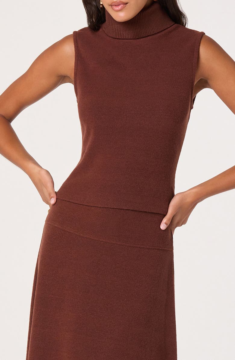 Sleeveless Turtleneck Sweater