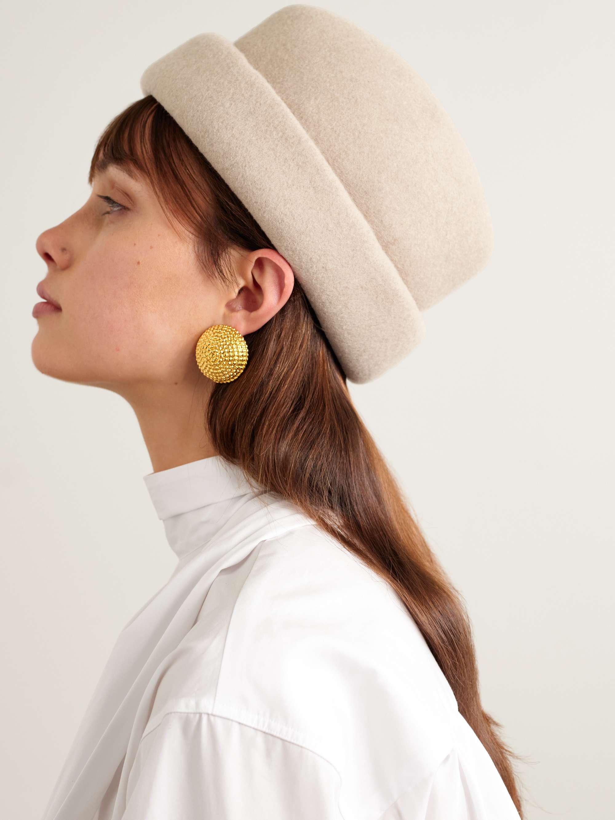 Sharina Wool-Felt Beret