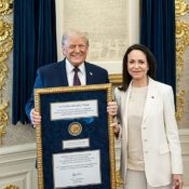 Trump "Gifted" Nobel Peace Prize, Online Slander Ensues