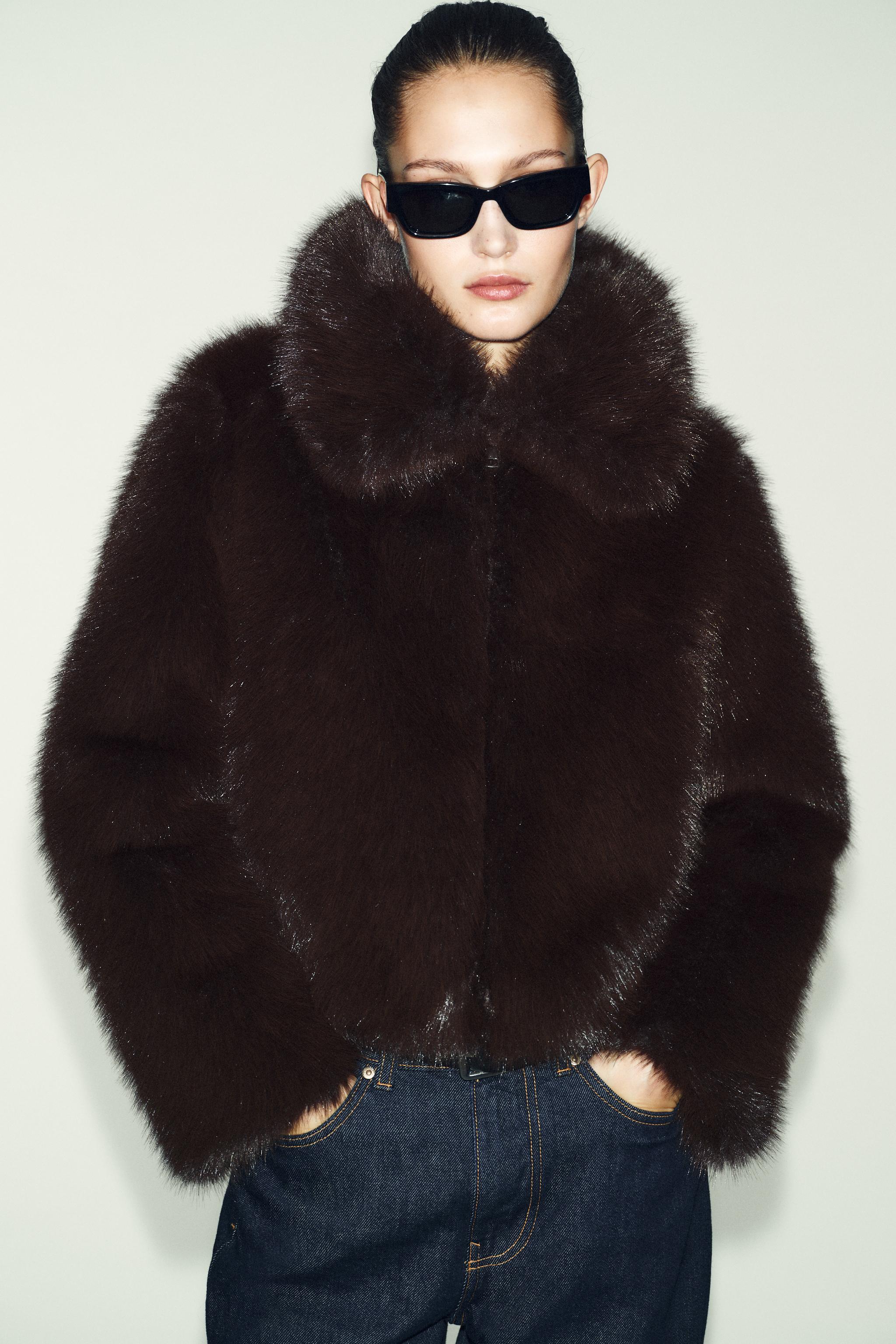 Faux Fur Collar Jacket