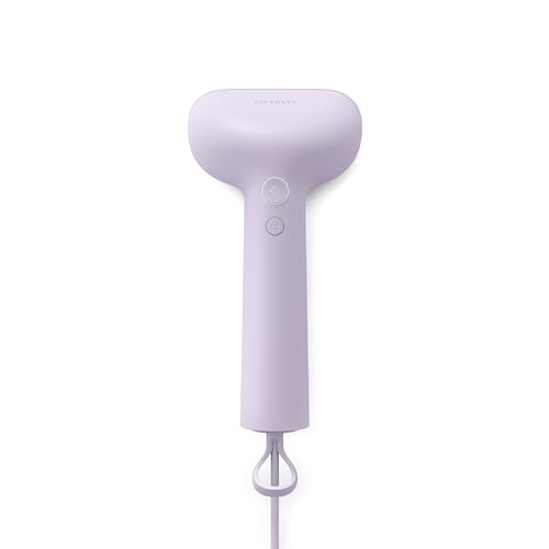 Steamery Handheld Clothes Steamer Cirrus X | 1200w | Uk Plug | Stainless Steel Mouthpiece| 20-Second Fast Heat Up | Removes Creases &amp;amp; Wrinkles | Lilac
