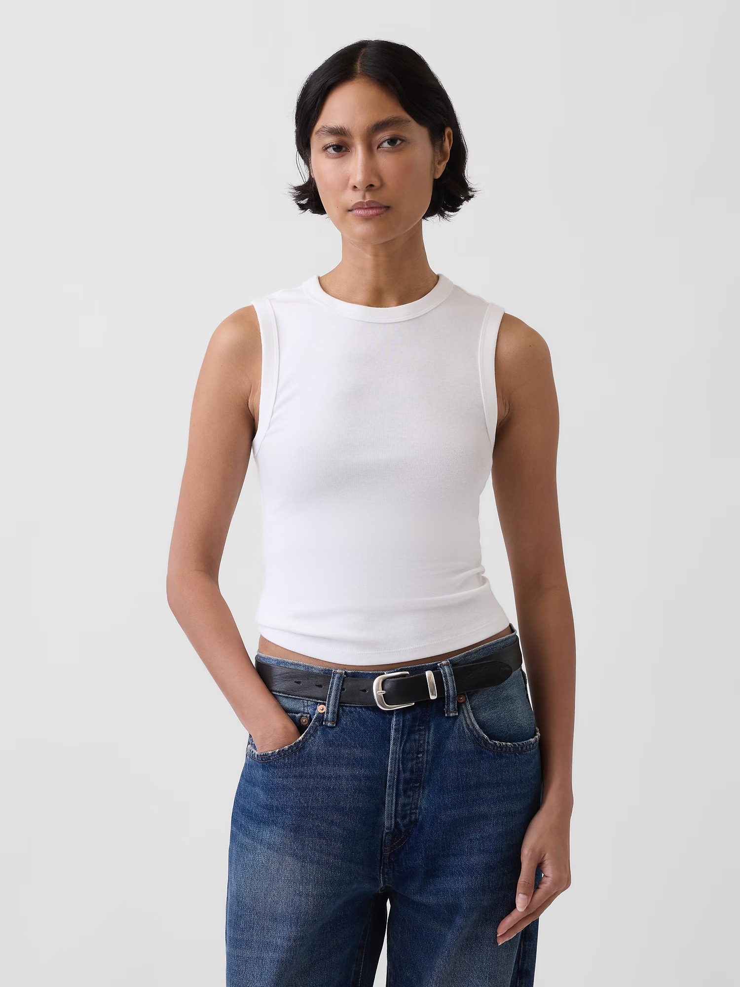 Gap, Modern Crewneck Tank Top