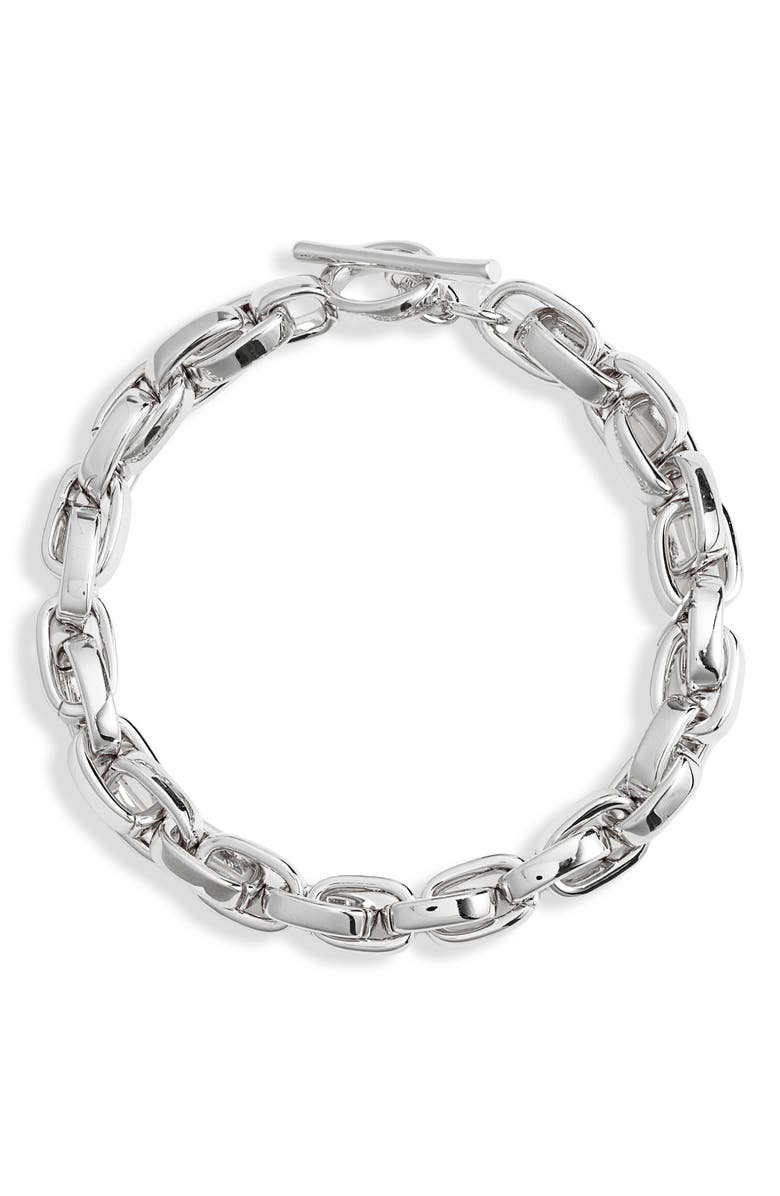 Demi Fine Chain Toggle Bracelet