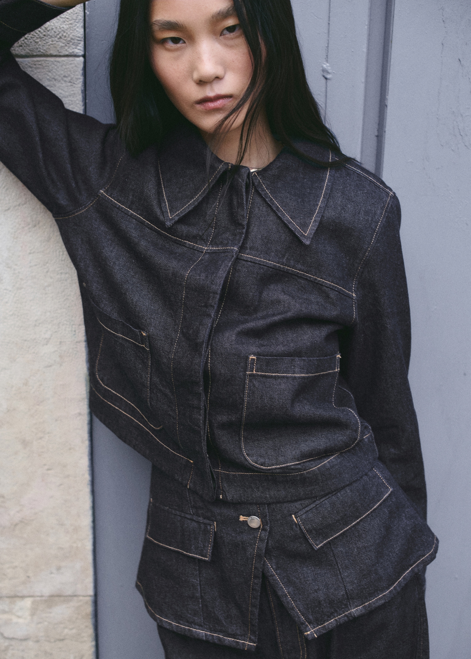 Denim Jacket With Pockets - Women | Mango United Kingdom