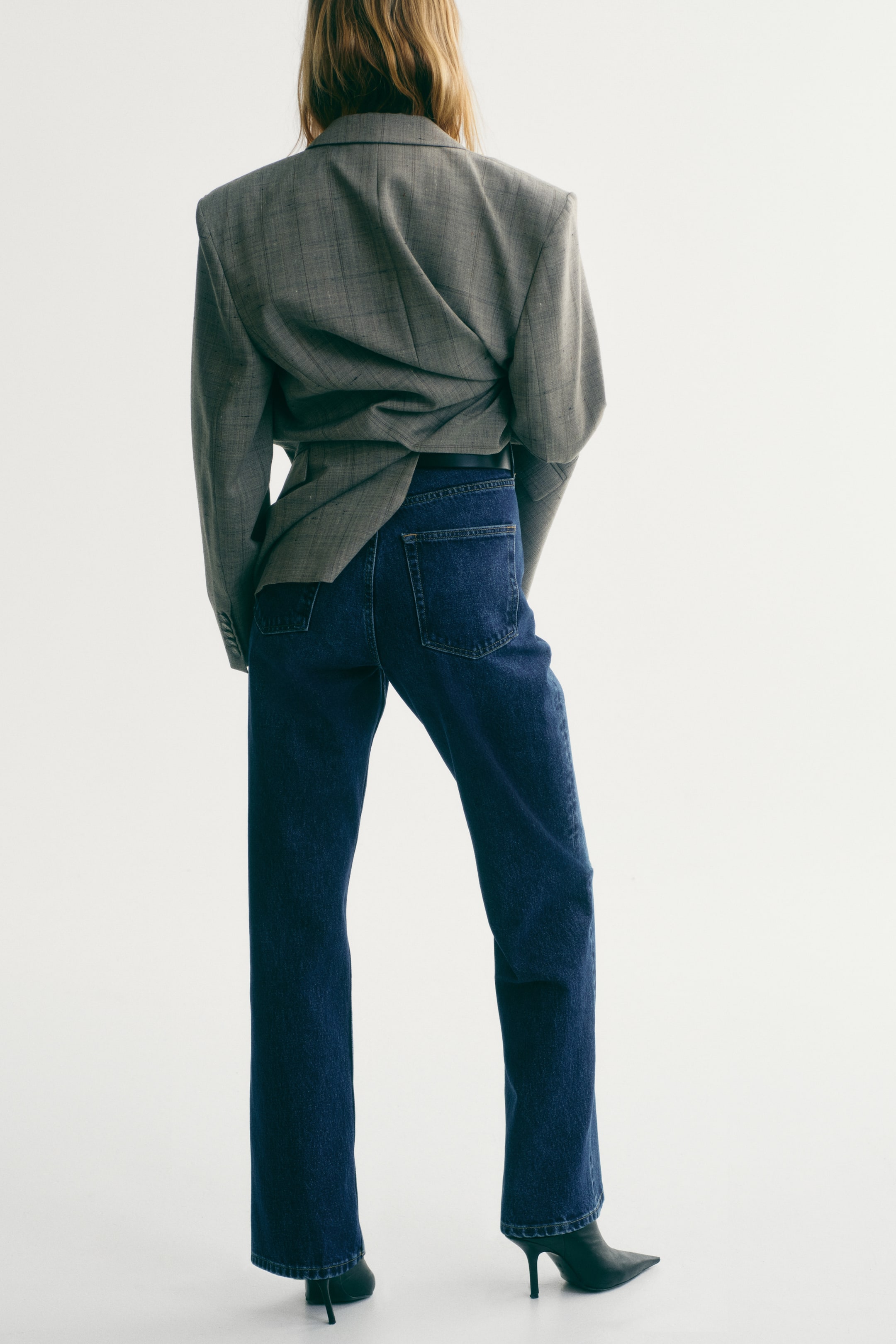 Straight High Jeans - Denim Blue