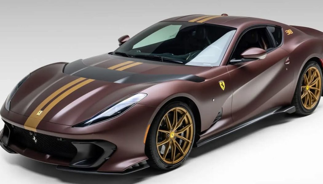 A Bespoke 2023 Ferrari 812 Competizione "Tailor Made" Hits the Auction Block