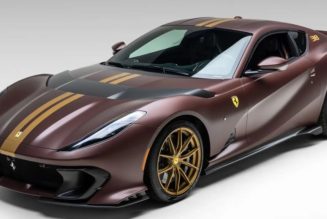 A Bespoke 2023 Ferrari 812 Competizione "Tailor Made" Hits the Auction Block