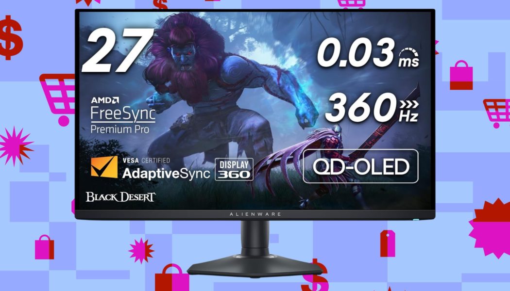 Alienware’s fast 27-inch QD-OLED gaming monitor is 23 percent off