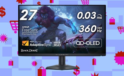 Alienware’s fast 27-inch QD-OLED gaming monitor is 23 percent off