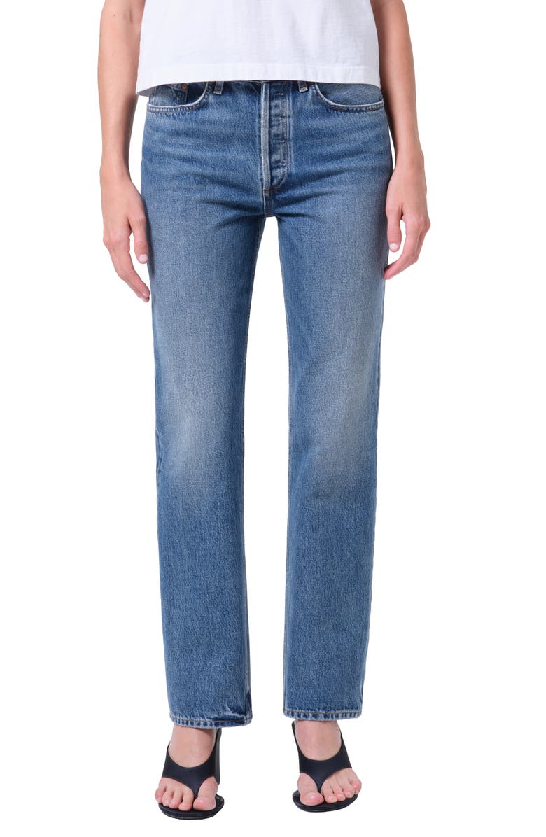 Lana High Waist Straight Leg Jeans