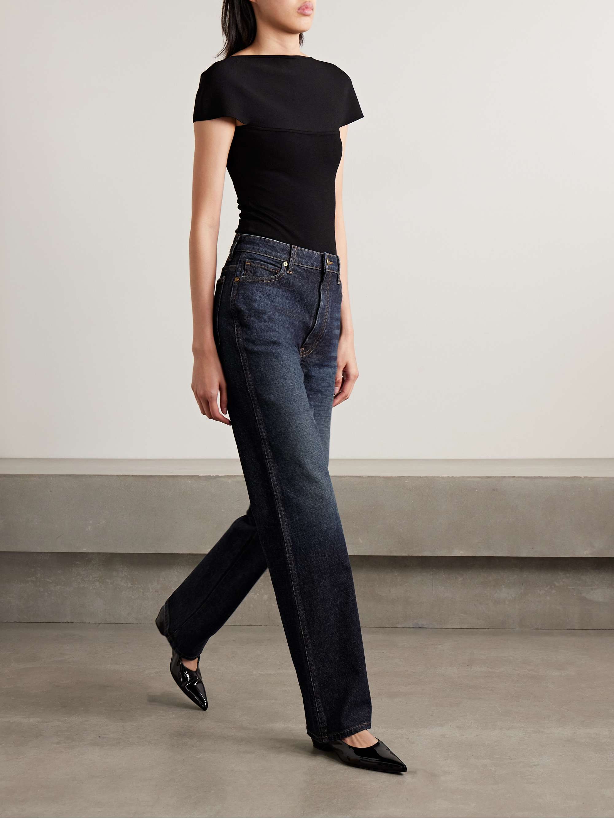 Danielle High-Rise Straight-Leg Jeans