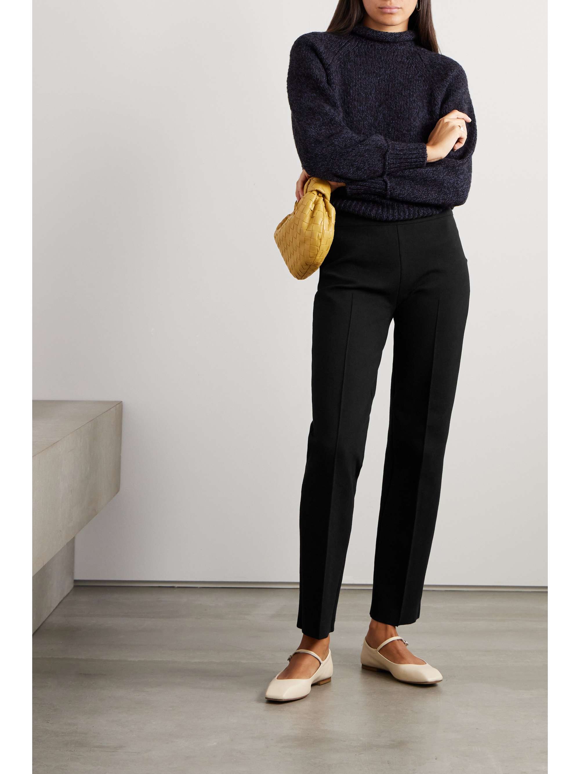 Jules Stretch-Cotton Straight-Leg Pants