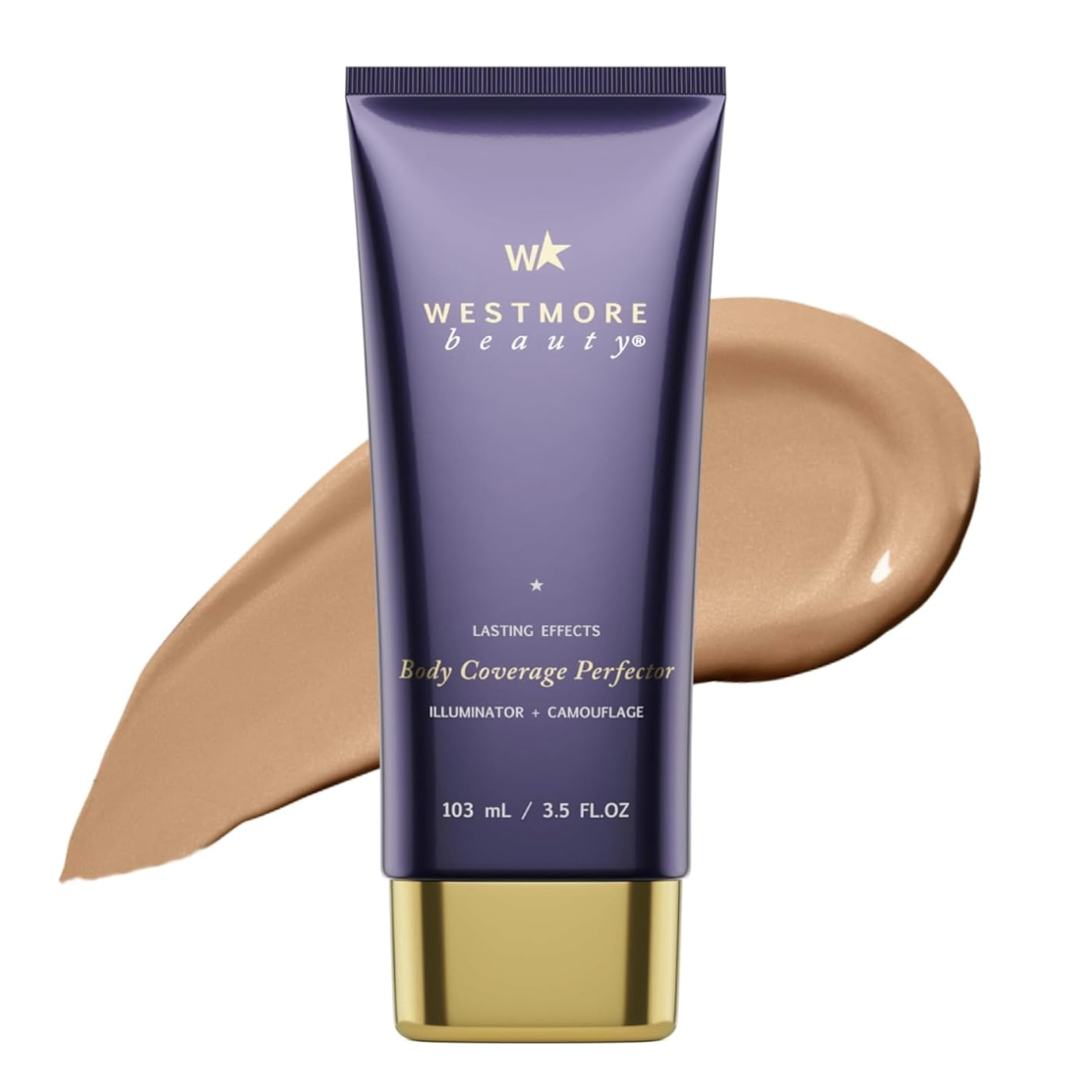 Westmore Beauty Body Coverage Perfector &amp;ndash; Waterproof Leg &amp;amp; Body Makeup/bronzer for Women - Best Tattoo Cover Up Makeup &amp;amp; Tattoo Concealer - 3.5 Oz Natural Radiance