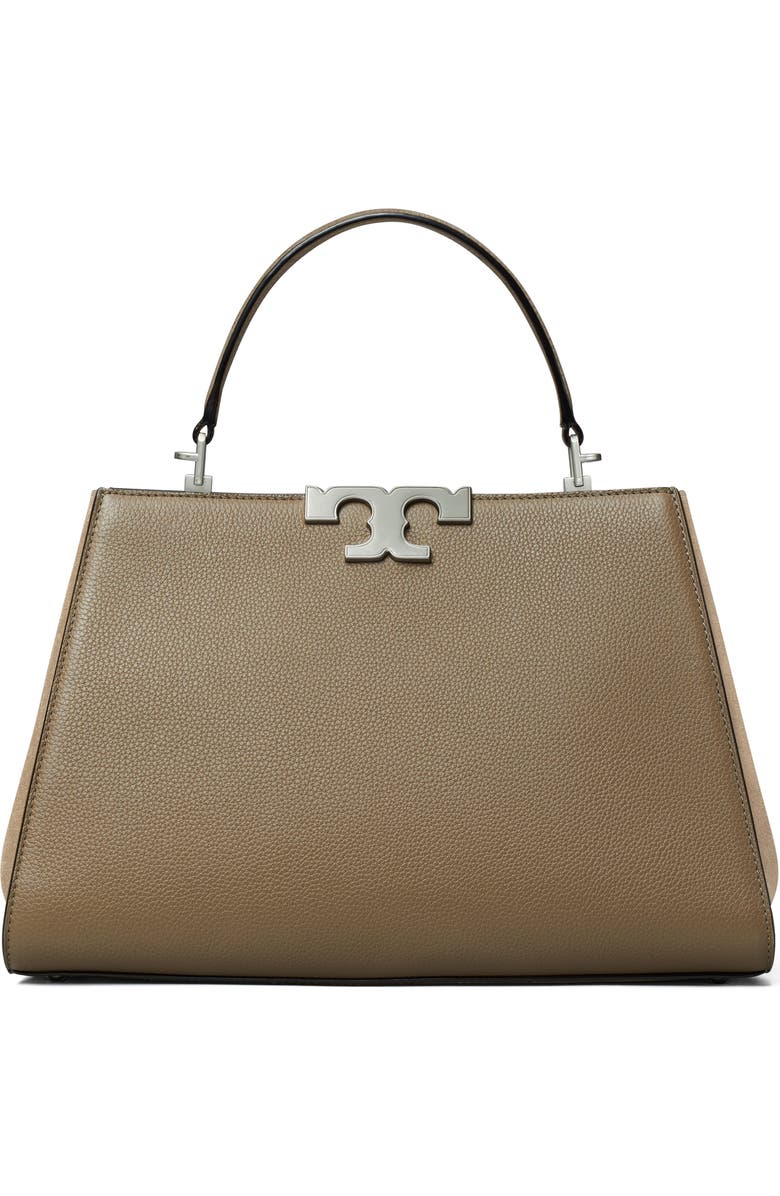 Small Eleanor Pebble Leather Satchel