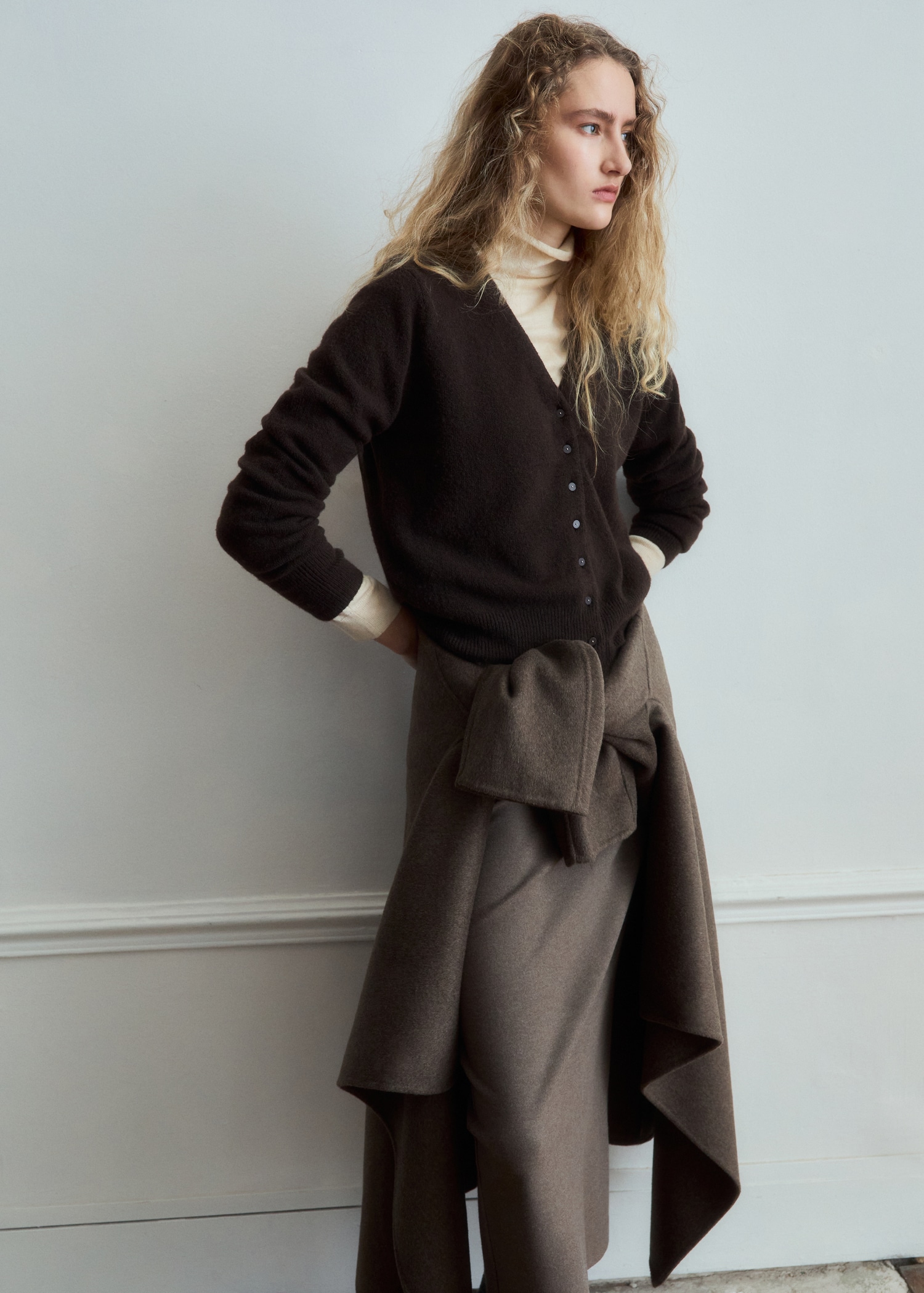 V-Neck Knitted Cardigan - Women | Mango United Kingdom