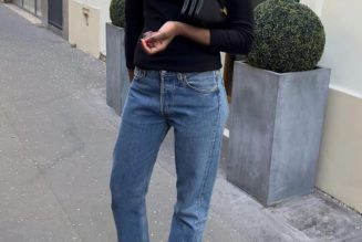 Cigarette Jeans Are Officially Black—5 Tops That Look Chicest With Them