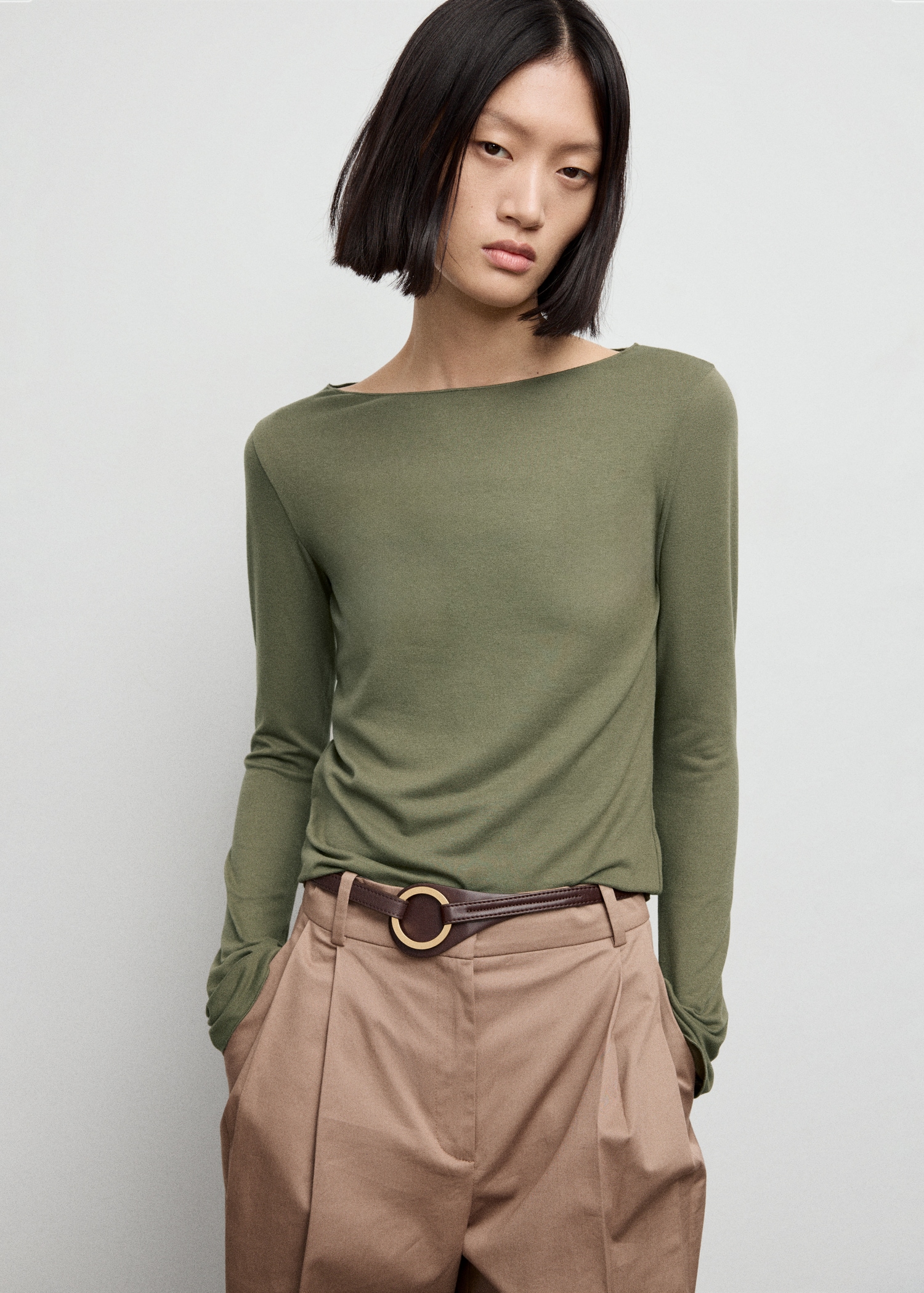 Boat Neck T-Shirt - Women | Mango United Kingdom