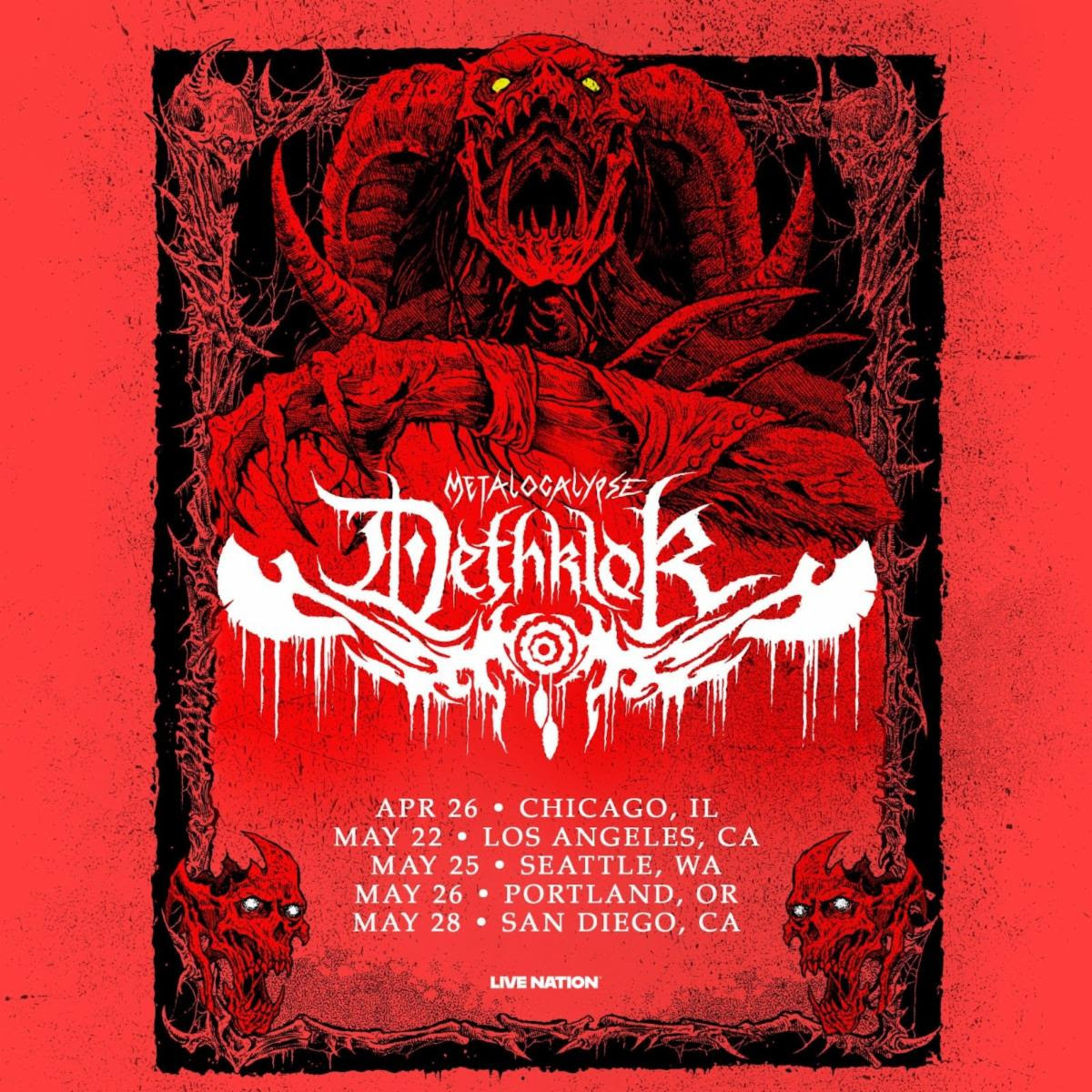 Dethklok poster 2026