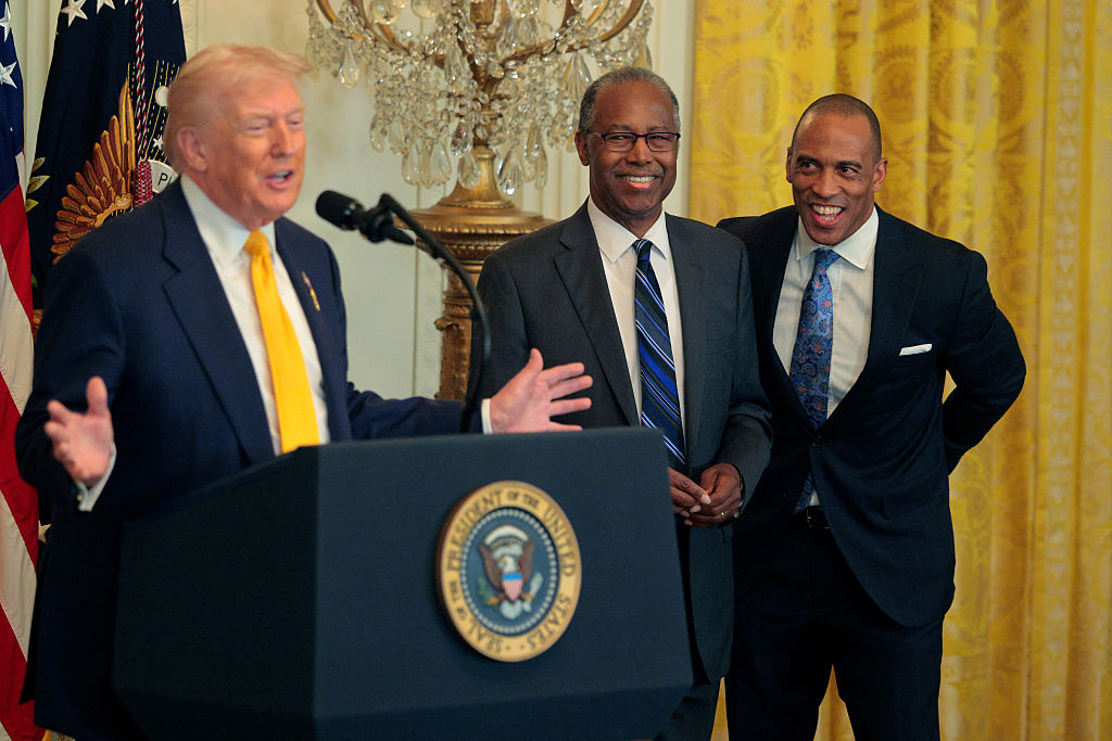 President Trump Hosts Black History Month Reception At The White House