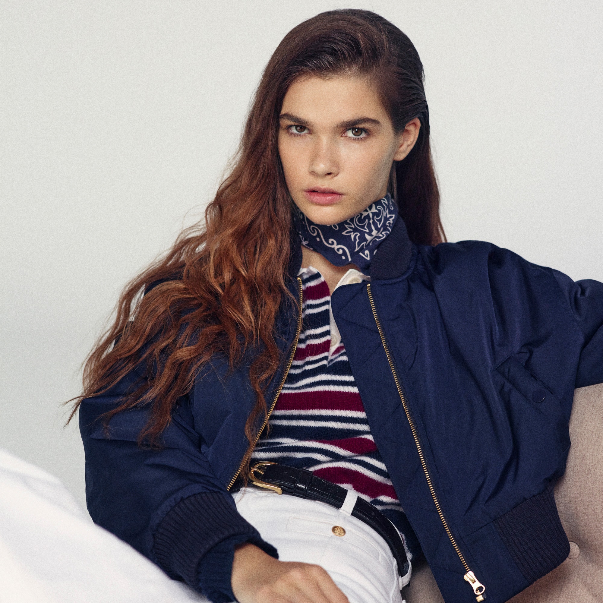 Puffer Bomber Jacket With Primaloft&amp;reg;