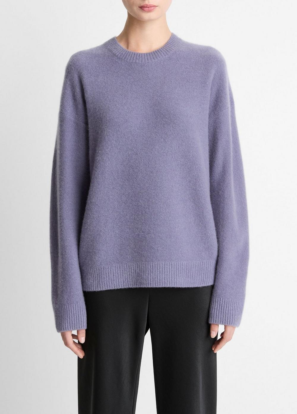 Plush Cashmere Crew Neck Sweater
