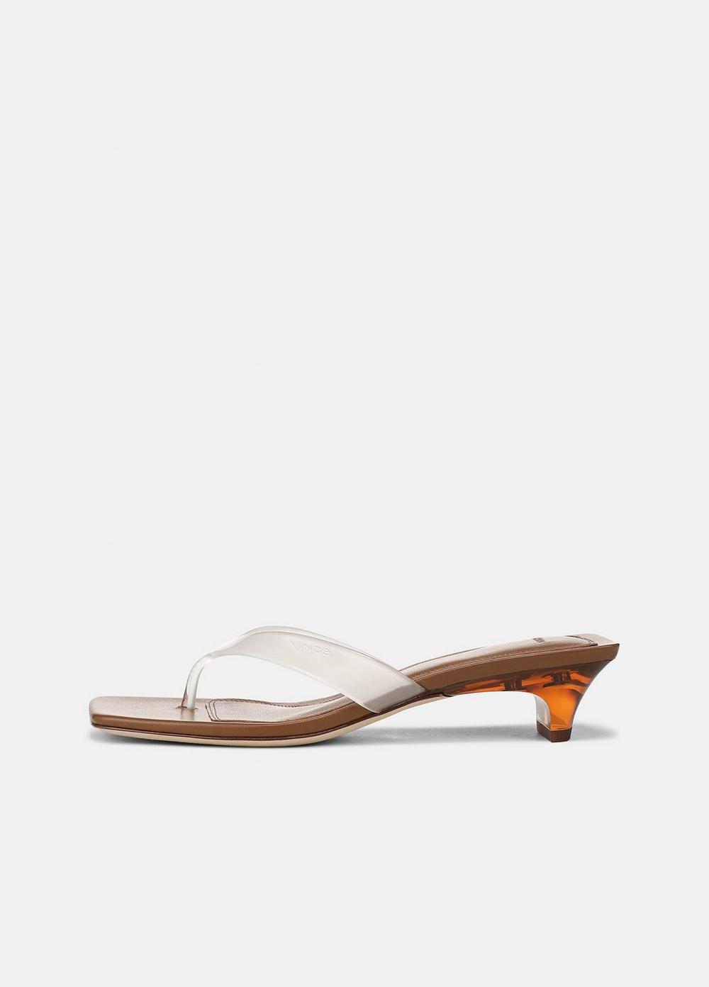 San Juan Jelly Heeled Thong Sandal