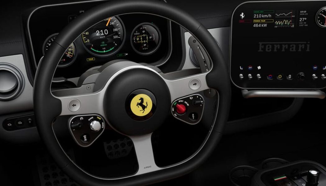 Ferrari Officially Names First EV "Luce" and Previews Jony Ive-Designed Interior