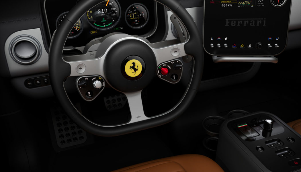 Ferrari’s first EV will have an interior designed by Jony Ive