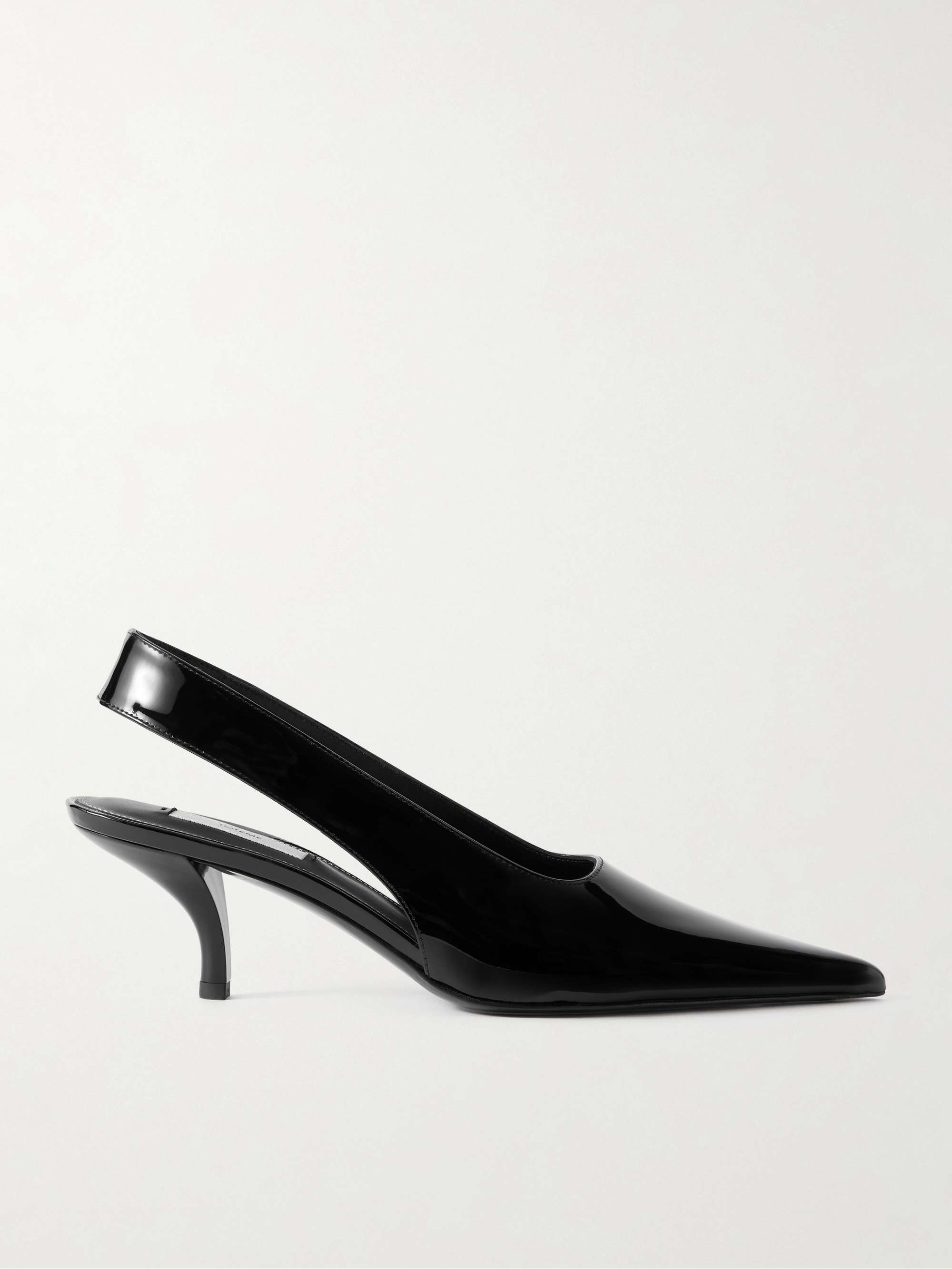 Patent-Leather Slingback Pumps