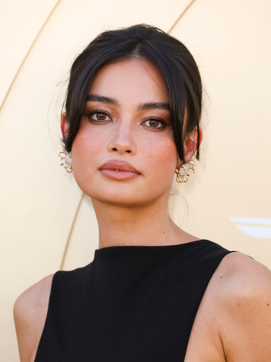 Kelsey Merritt attends the 2025 Gold Gala with an elegant updo featuring face-framing strands