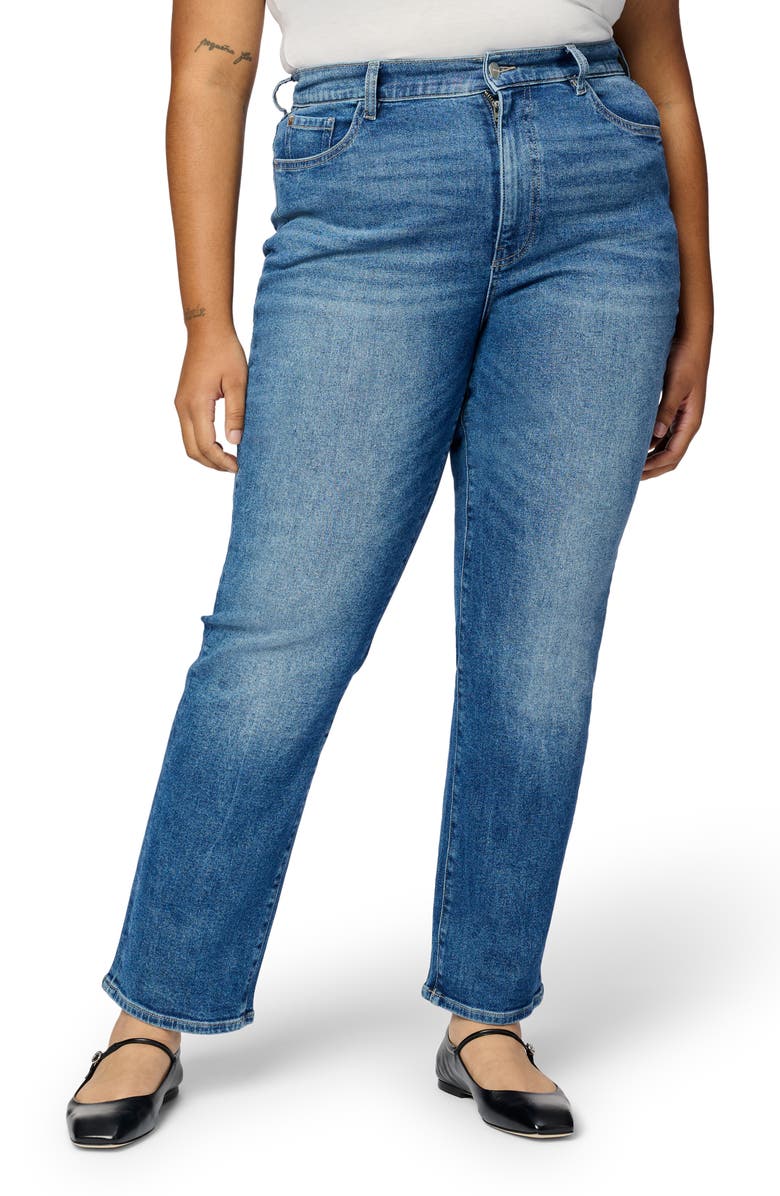 Ase High Waist Straight Leg Jeans