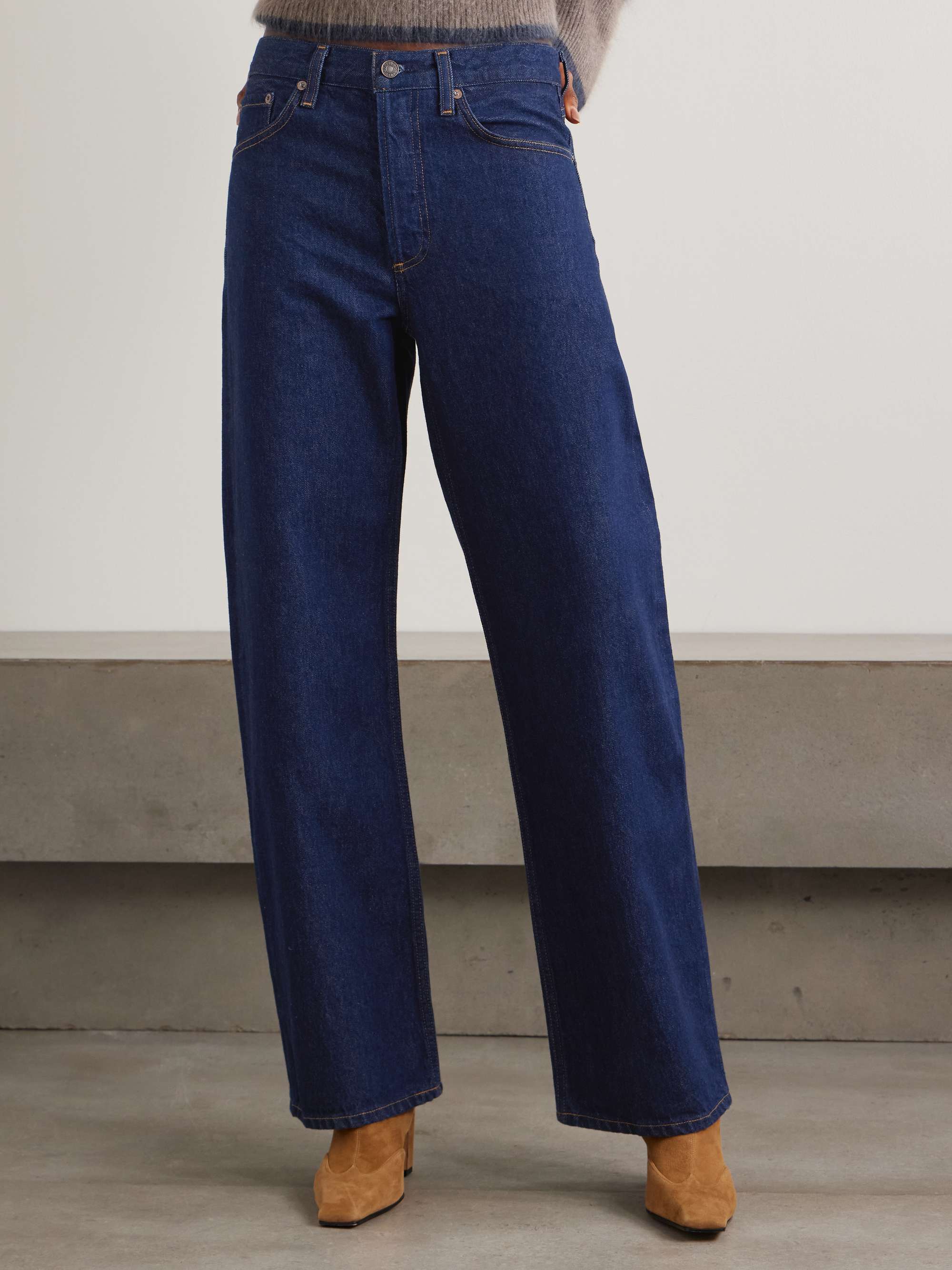 Arc Long High-Rise Wide-Leg Jeans