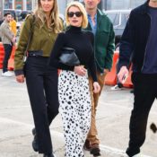 I Know You’re a Fashion Person If You Wear *This* Printed Skirt Trend With Boots