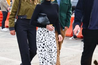 I Know You’re a Fashion Person If You Wear *This* Printed Skirt Trend With Boots