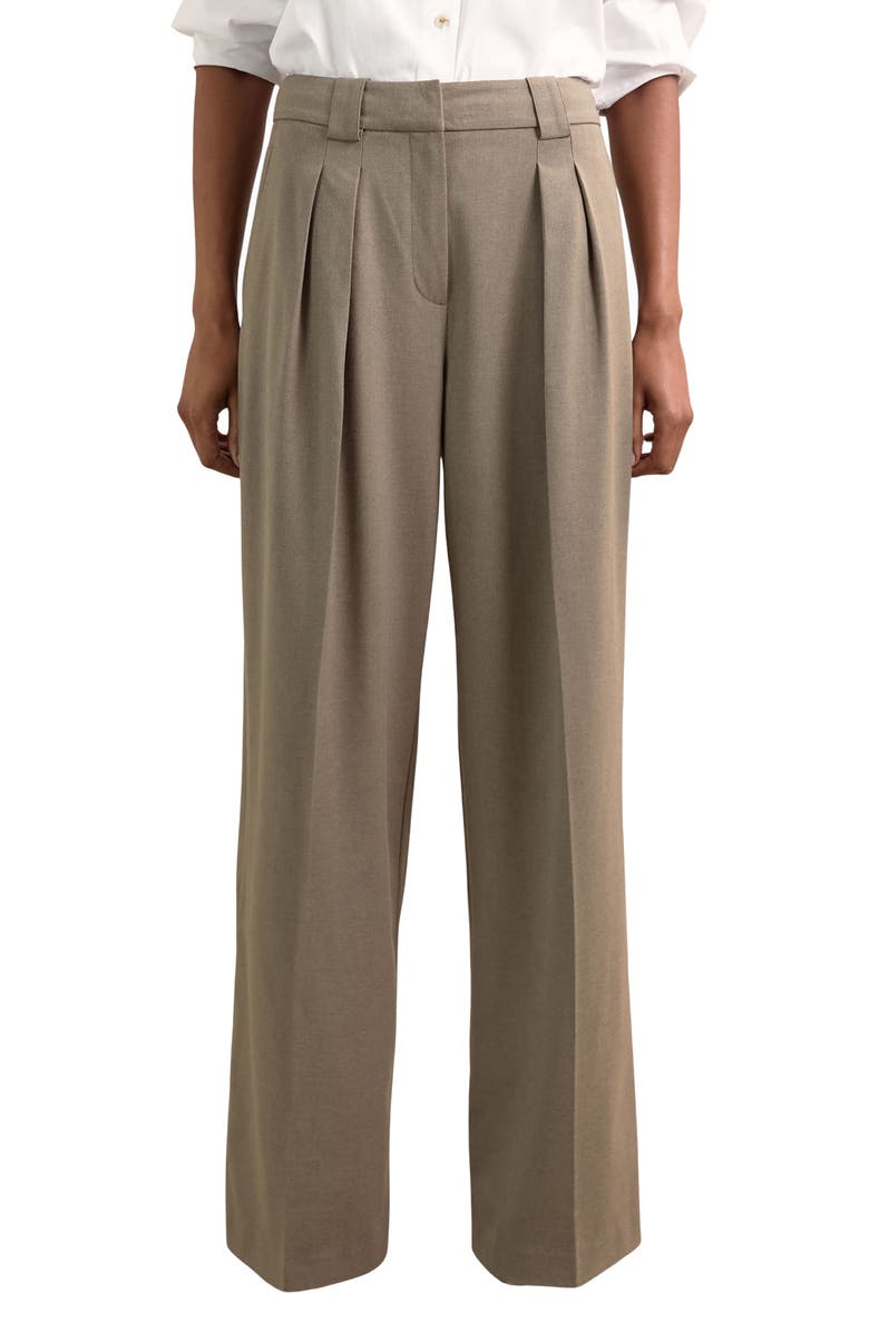 Poppie Pleat Front Wide Leg Pants