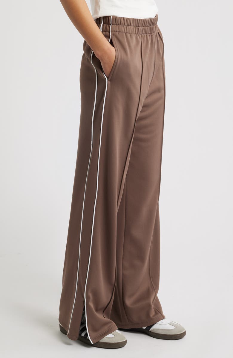 High Waist Fleece Track Pants
