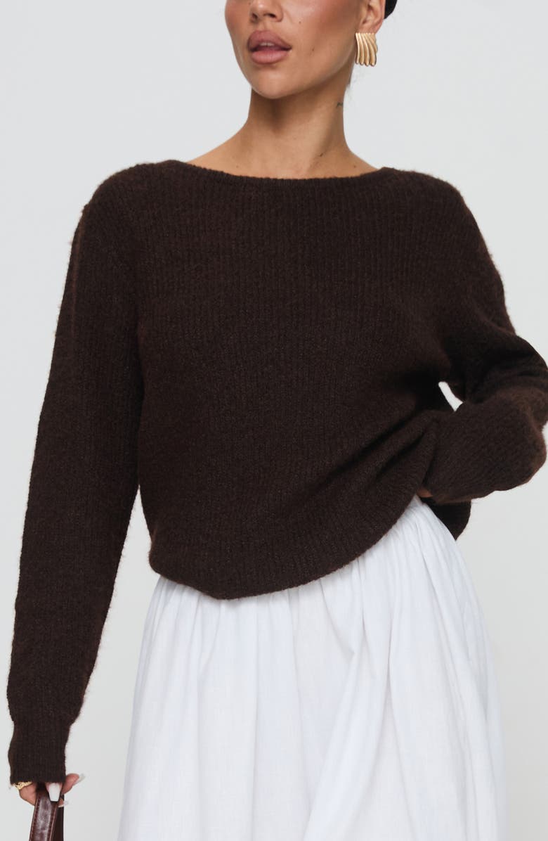 Abrams Boat Neck Sweater