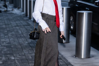 It's Happening: It Girls Are Trading Black Pants and Skirts for This Spring Alternative