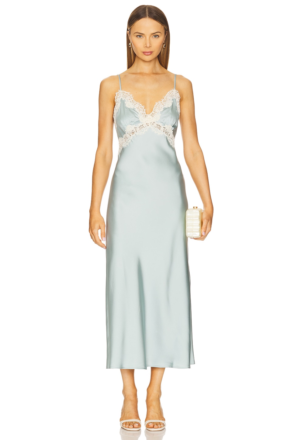 Evy Satin Slip Dress